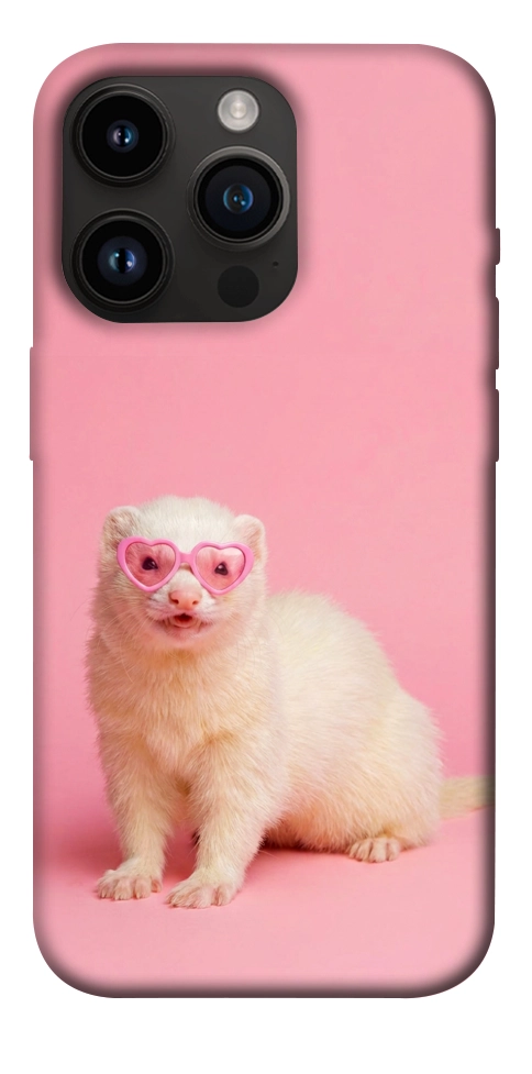 Чохол Білий тхір для iPhone 14 Pro