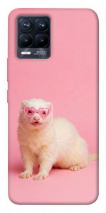 Чехол Белый хорёк для Realme 8