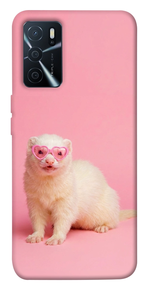 Чехол Белый хорёк для Oppo A16