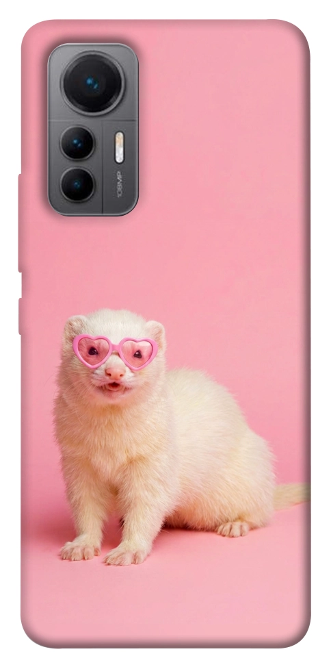 Чехол Белый хорёк для Xiaomi 12 Lite