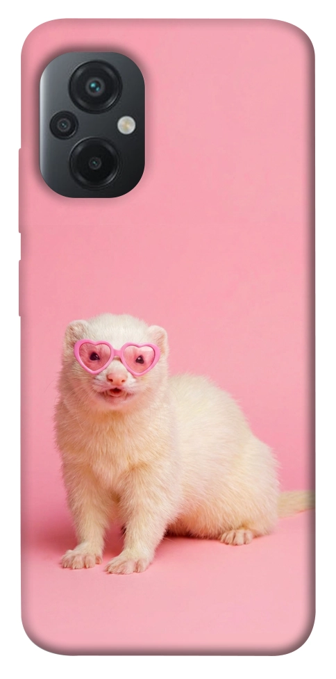 Чехол Белый хорёк для Xiaomi Poco M5