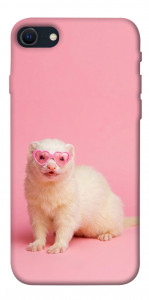 Чехол Белый хорёк для iPhone SE (2022)