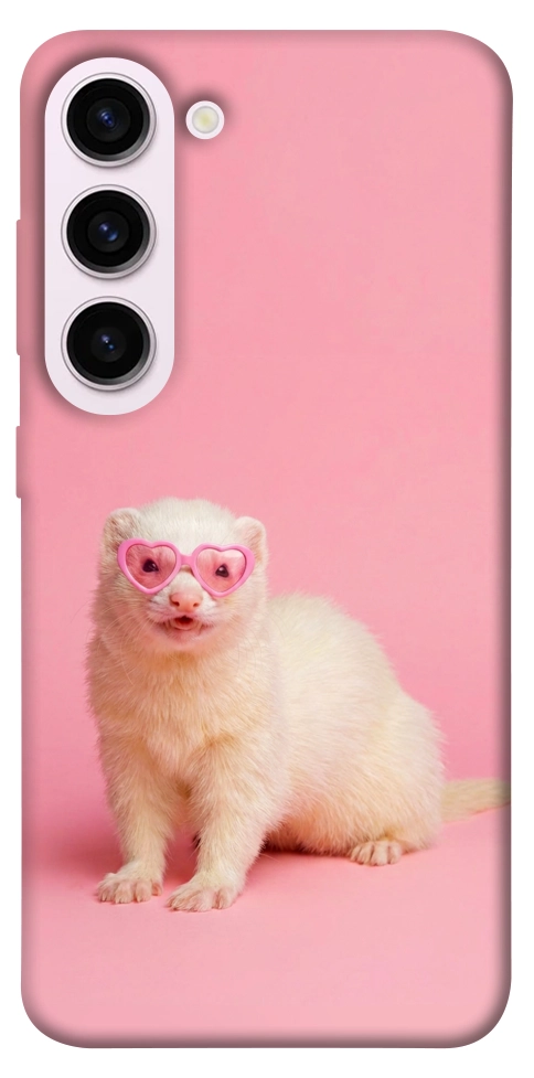 Чехол Белый хорёк для Galaxy S23+