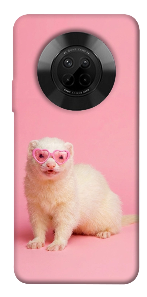 Чехол Белый хорёк для Huawei Y9a