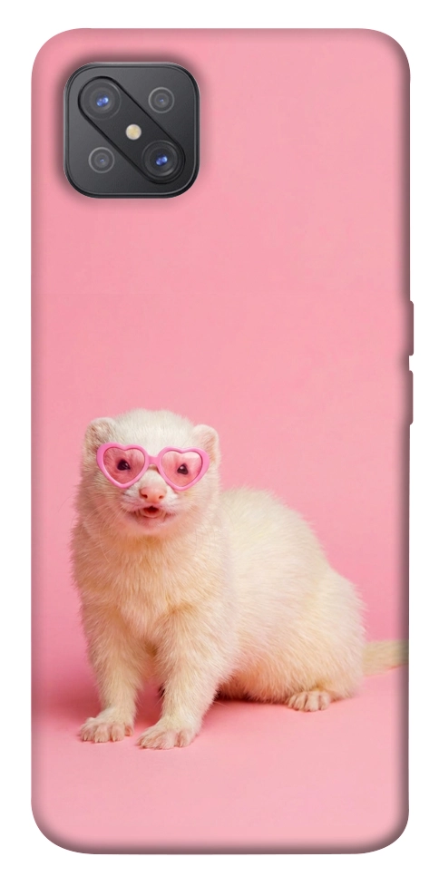 Чехол Белый хорёк для Oppo A92s
