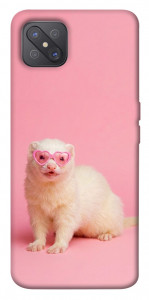 Чехол Белый хорёк для Oppo A92s