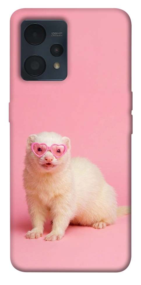 Чехол Белый хорёк для Realme 9 Pro+