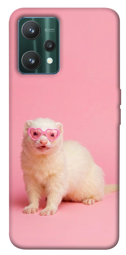Чехол Белый хорёк для Realme 9 Pro