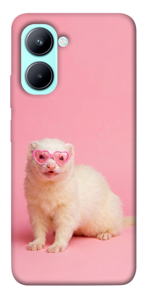 Чехол Белый хорёк для Realme C33