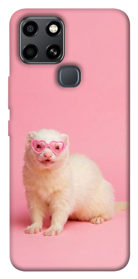Чехол Белый хорёк для Infinix Smart 6
