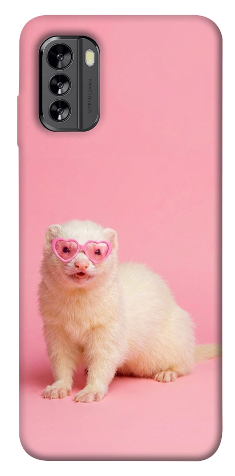 Чехол Белый хорёк для Nokia G60