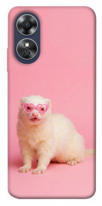 Чехол Белый хорёк для Oppo A17
