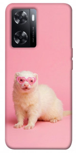 Чехол Белый хорёк для Oppo A77s