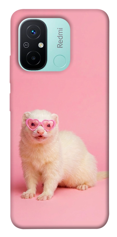 Чехол Белый хорёк для Xiaomi Redmi 12C