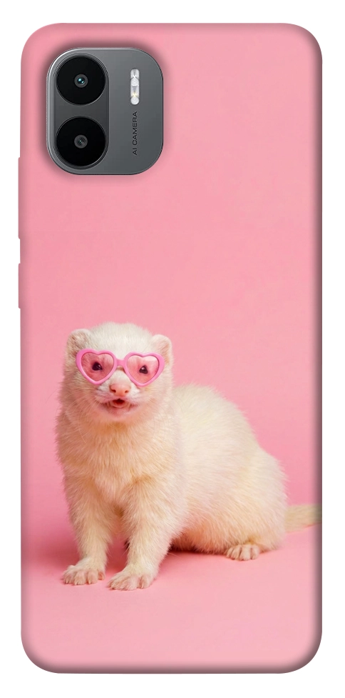 Чехол Белый хорёк для Xiaomi Poco C50