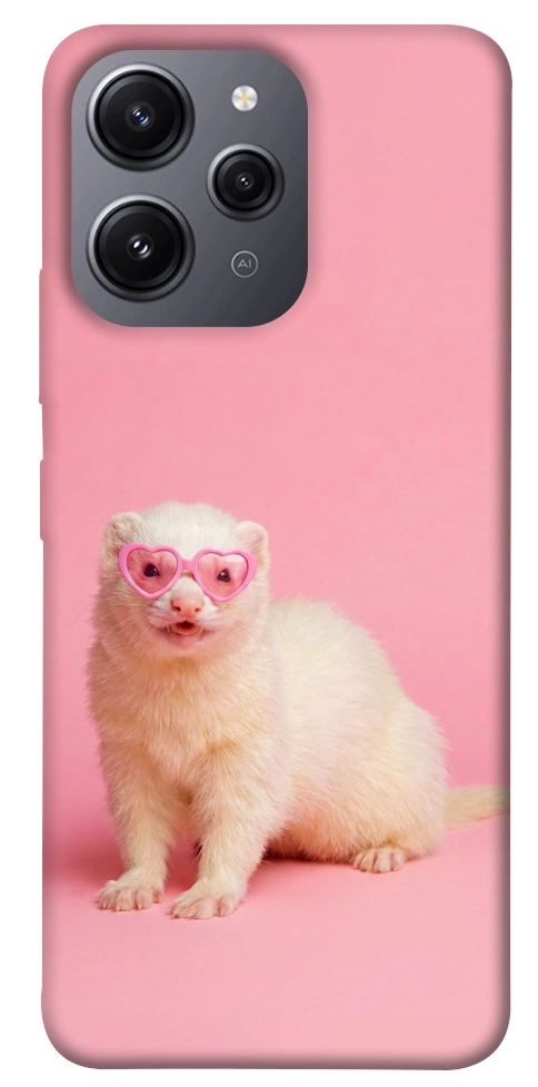 Чехол Белый хорёк для Xiaomi Redmi 12