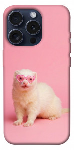 Чохол Білий тхір для iPhone 15 Pro
