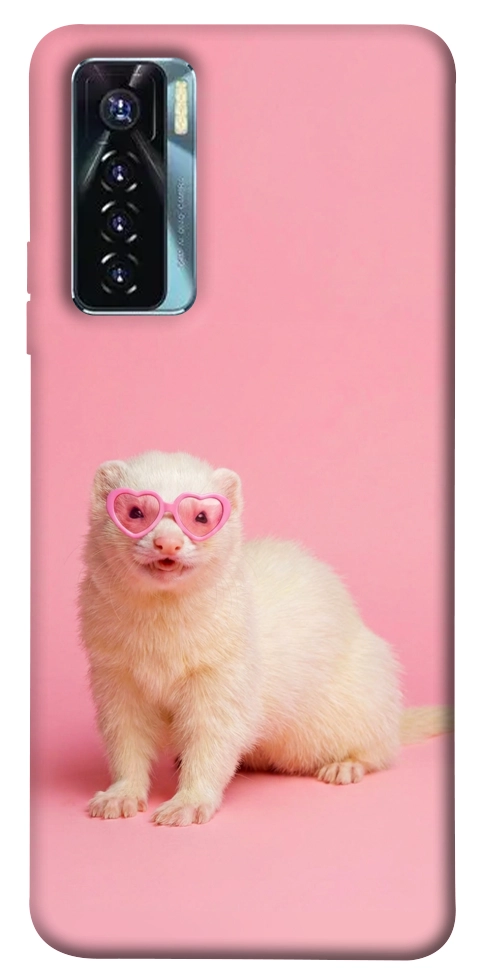 Чехол Белый хорёк для TECNO Camon 17 Pro