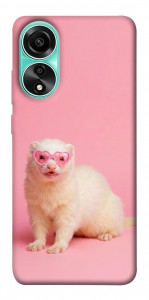 Чехол Белый хорёк для Oppo A78 4G