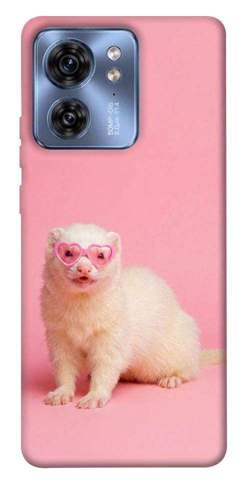 Чехол Белый хорёк для Motorola Edge 40