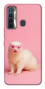 Чехол Белый хорёк для TECNO Camon 17