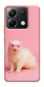 Чехол Белый хорёк для Xiaomi Poco X6