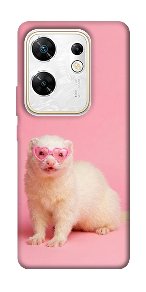 Чохол Білий тхір для Infinix Zero 30 4G