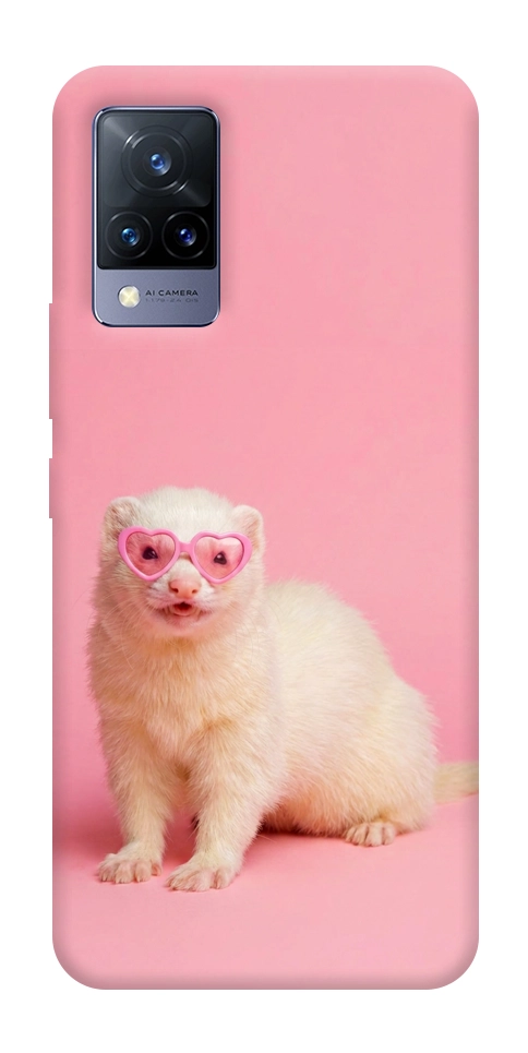 Чехол Белый хорёк для Vivo V21