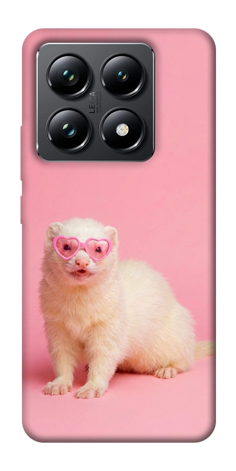 Чехол Белый хорёк для Xiaomi 14T Pro