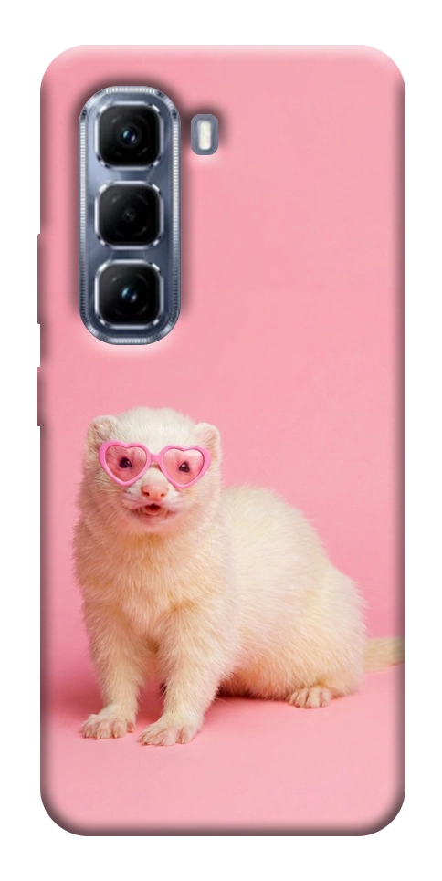 Чохол Білий тхір для Infinix Hot 50 Pro
