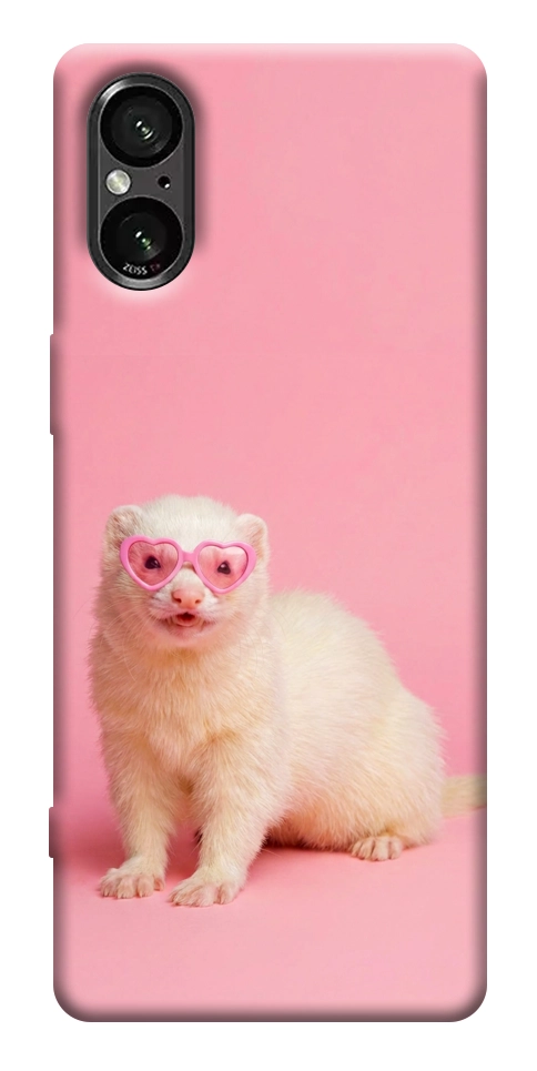 Чехол Белый хорёк для Sony Xperia 5 V
