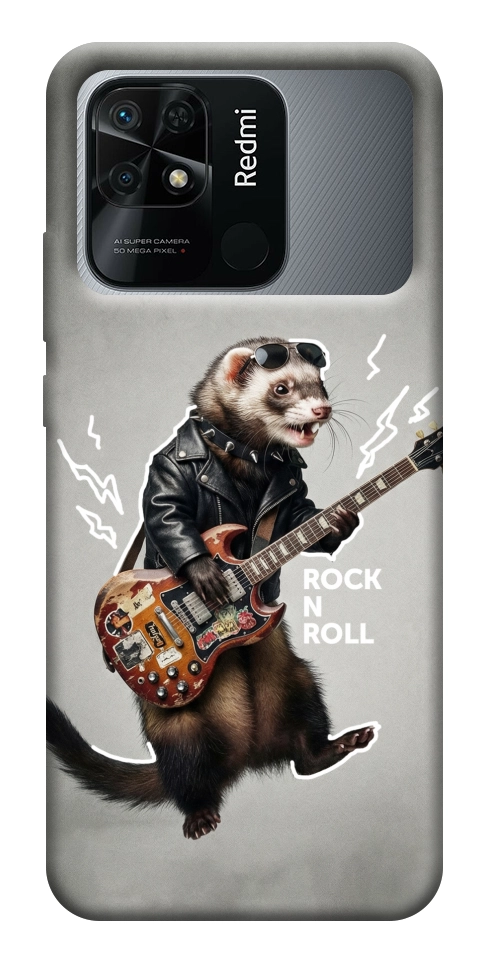 Чехол Рок хорёк для Xiaomi Redmi 10C