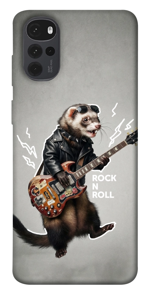 Чехол Рок хорёк для Motorola Moto G22