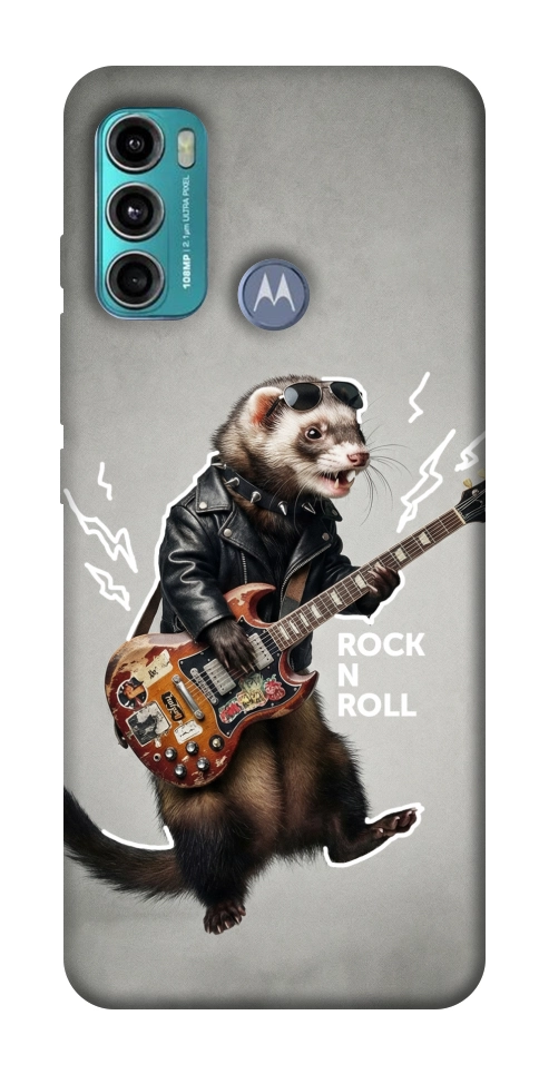 Чехол Рок хорёк для Motorola Moto G60