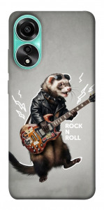 Чехол Рок хорёк для Oppo A78 4G