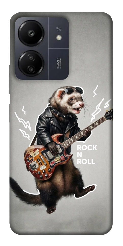Чехол Рок хорёк для Xiaomi Redmi 13C