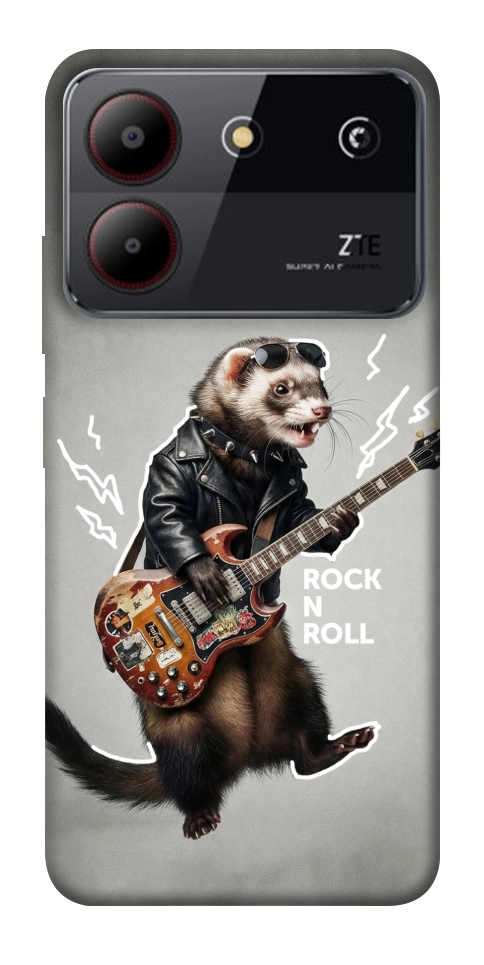 Чехол Рок хорёк для ZTE Blade A54 4G