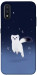Чехол Хорёк в снегу для Galaxy A01