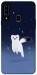Чехол Хорёк в снегу для Galaxy A20s (2019)