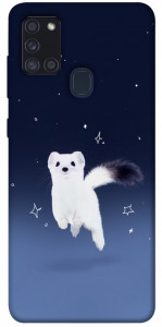 Чохол Тхір у снігу для Galaxy A21s (2020)