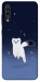 Чехол Хорёк в снегу для Galaxy A70 (2019)