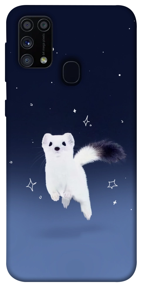 Чехол Хорёк в снегу для Galaxy M31 (2020)
