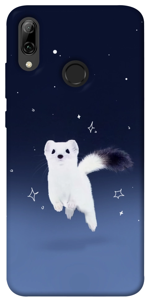 Чехол Хорёк в снегу для Huawei P Smart (2019)
