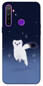 Чехол Хорёк в снегу для Realme 5