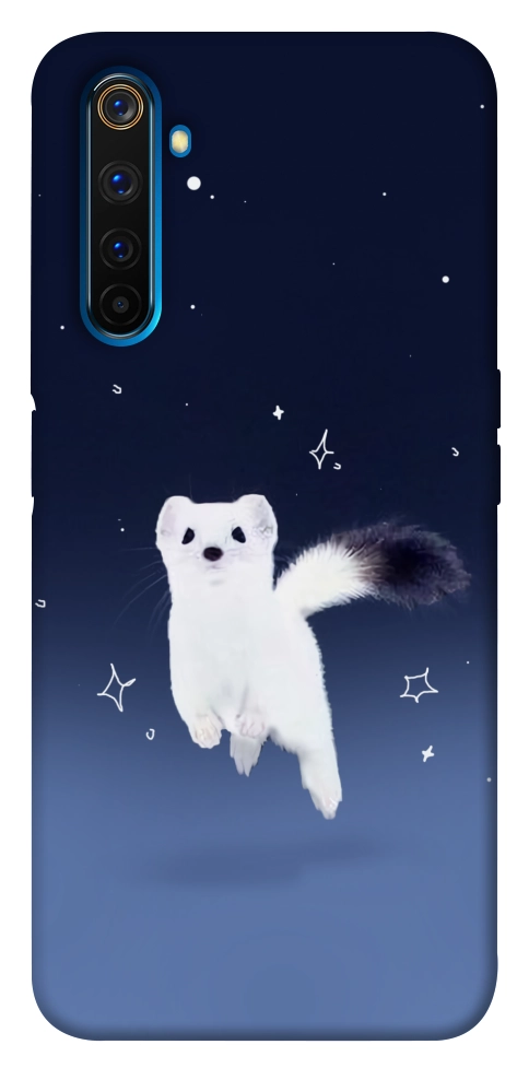 Чехол Хорёк в снегу для Realme 6 Pro