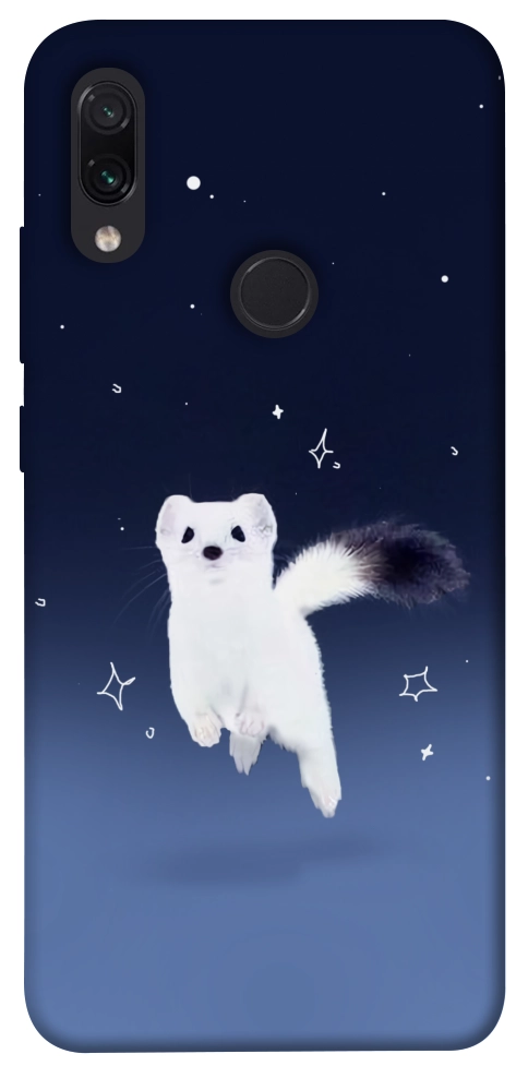 Чехол Хорёк в снегу для Xiaomi Redmi Note 7