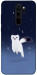 Чехол Хорёк в снегу для Xiaomi Redmi Note 8 Pro