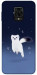 Чехол Хорёк в снегу для Xiaomi Redmi Note 9 Pro