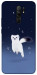 Чехол Хорёк в снегу для Xiaomi Redmi 9