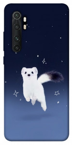 Чехол Хорёк в снегу для Xiaomi Mi Note 10 Lite